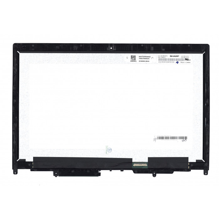Модуль (матрица + тачскрин) для Lenovo ThinkPad Yoga 370 черный с рамкой