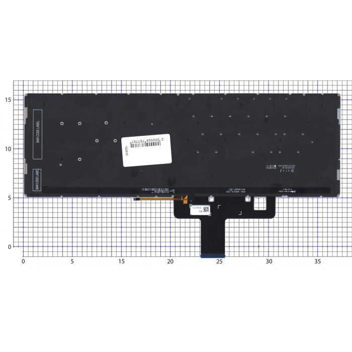 Клавиатура для ноутбука Asus S533F черная