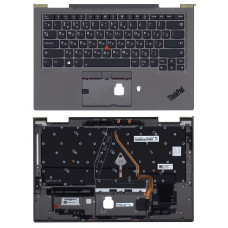 Клавиатура для Lenovo Thinkpad X1 Yoga 4th Gen топкейс ver.2