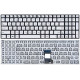 Клавиатура для Asus N541 серебристая