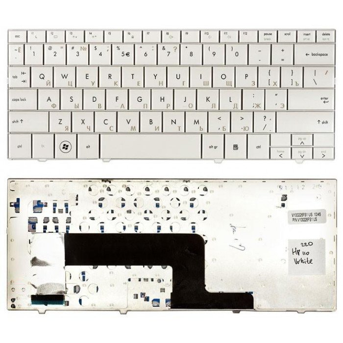 Клавиатура для HP Compaq Mini 110 110с белая