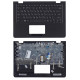 Клавиатура для Lenovo IdeaPad 300S-11IBR черная топ-панель