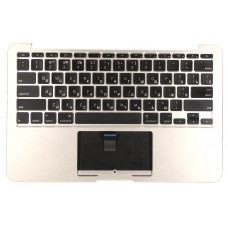 Клавиатура для Apple MacBook A1370 2010+ черная без подсветки плоский ENTER топ-панель