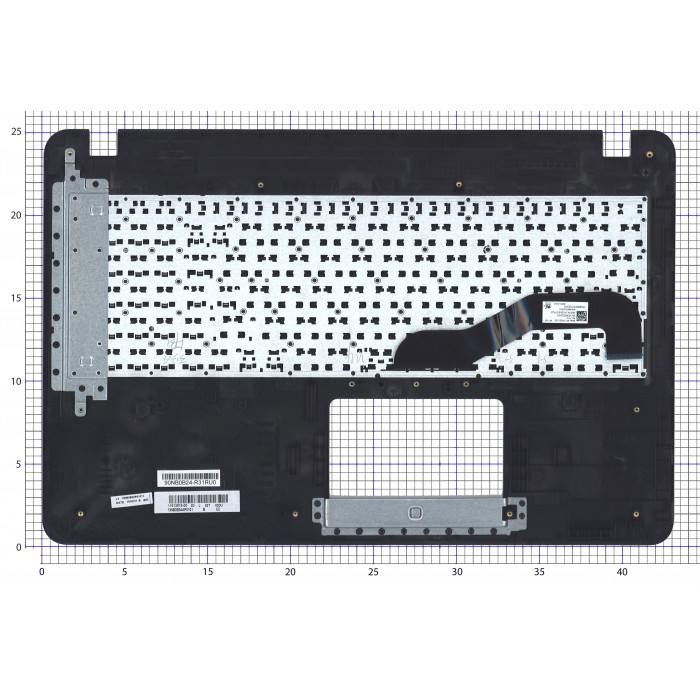 Клавиатура для ноутбука Asus X540SC топкейс ODD красный