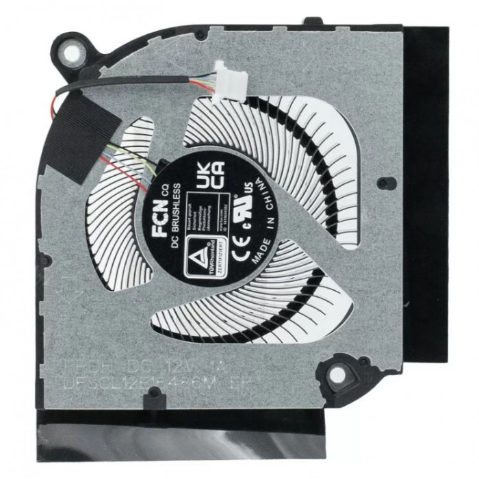 Кулер для ноутбука ноутбука Acer Nitro 5 N22C1 AN515-58 AN515-46 AN517-55 CPU 12V
