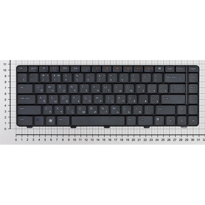 Клавиатура для Dell Inspiron 14V 14R N4010 N4030 N5030 M5030 черная