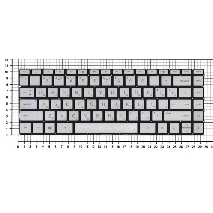 Клавиатура для HP Envy 13-AH золото