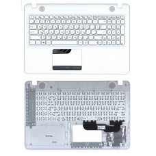 Клавиатура для Asus X541 топкейс белый