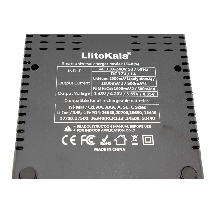 Зарядное устройство LiitoKala Lii-PD4 + CAR charger 12V
