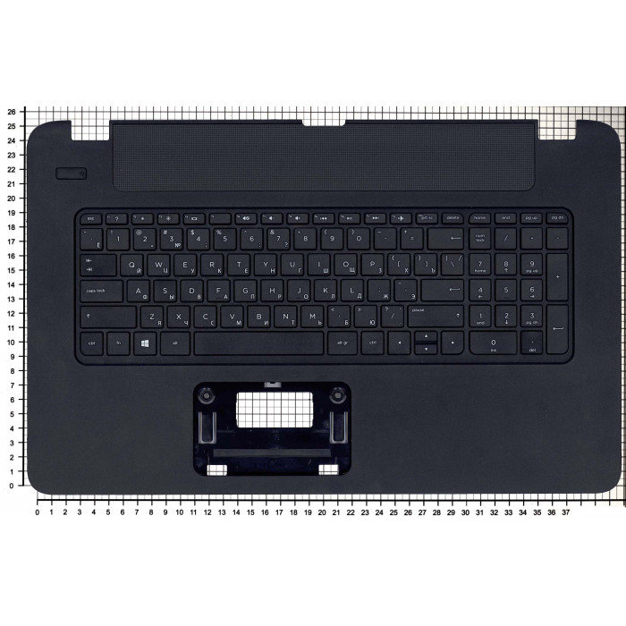 Клавиатура для HP Pavilion 17-P топ-панель черная