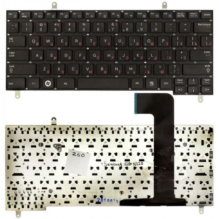 Клавиатура для Samsung N210 N220 черная