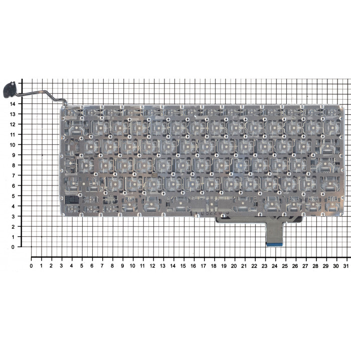 Клавиатура для Macbook A1297 черная, большой Enter