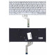 Клавиатура для Acer Swift 3 SF314-42 серебристая с подсветкой