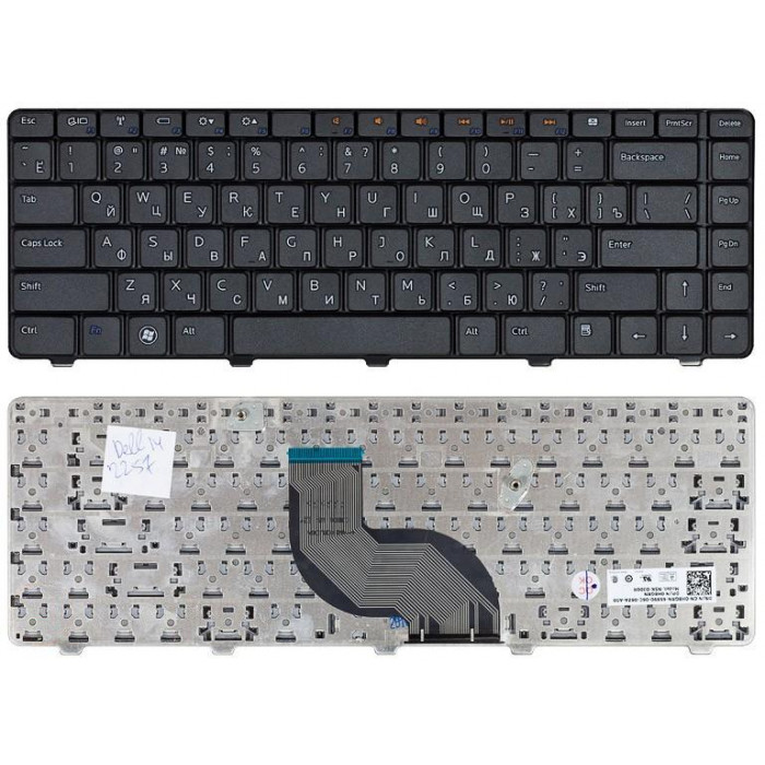 Клавиатура для Dell Inspiron 14V 14R N4010 N4030 N5030 M5030 черная