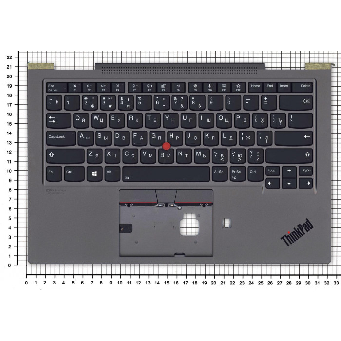 Клавиатура для Lenovo Thinkpad X1 Yoga 4th Gen топкейс ver.2