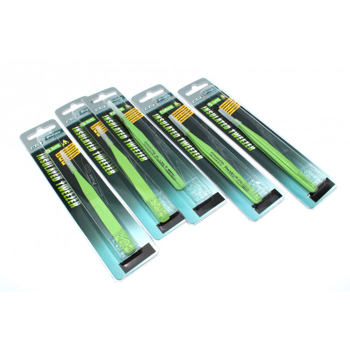Пинцет Pro'sKit 1PK-101T антимагнитный, прямой, зеленый 120мм 5 шт