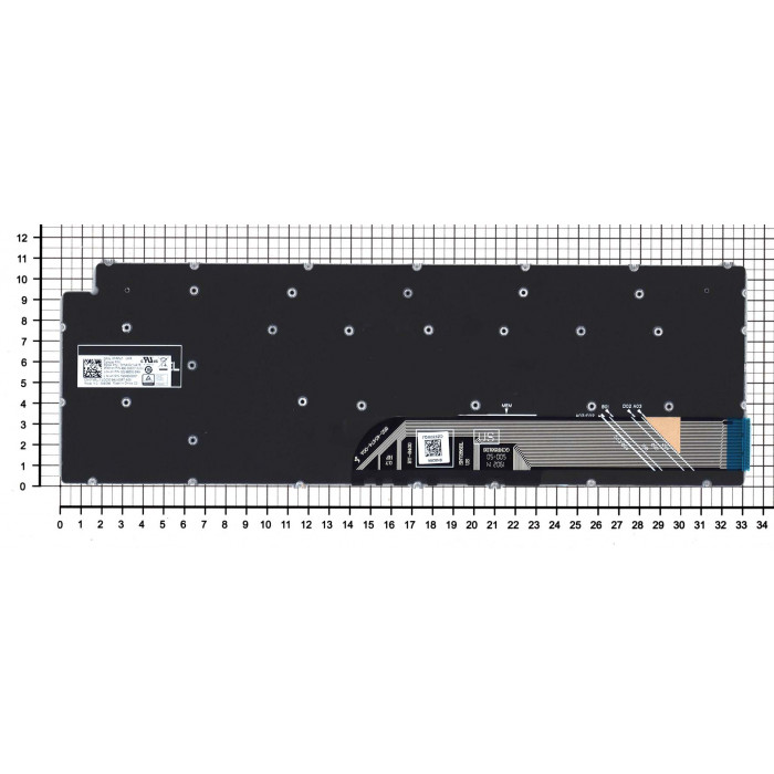 Клавиатура для Dell Inspiron 5584, 5590, 5593, 5594, 5598 черная
