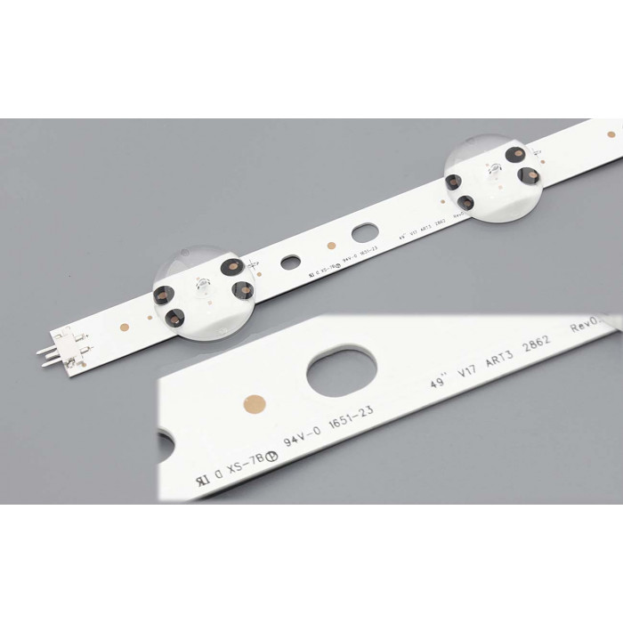LED подсветка R1: 49" V17 ART3 2862 REV0.2 V1749R1