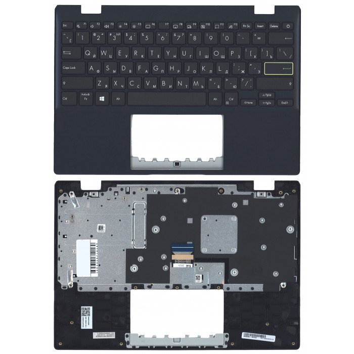 Клавиатура для Asus E210MA топкейс синий