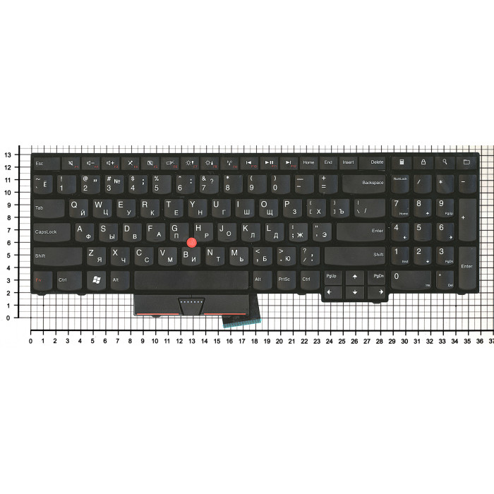 Клавиатура для Lenovo ThinkPad Edge E530 E535 E530c черная