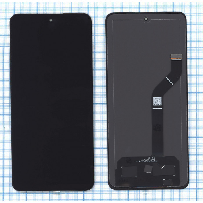 Дисплей для Xiaomi Xiaomi 12 Lite в сборе с тачскрином черный TFT