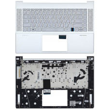 Клавиатура для HP Envy 15-EP топкейс серебро