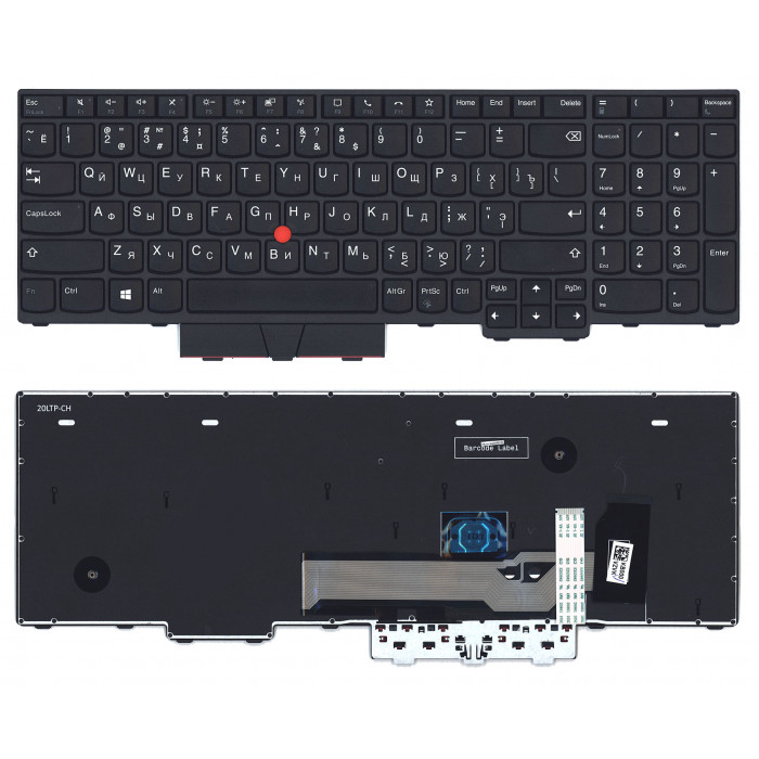 Клавиатура для Lenovo Thinkpad P15 T15g черная
