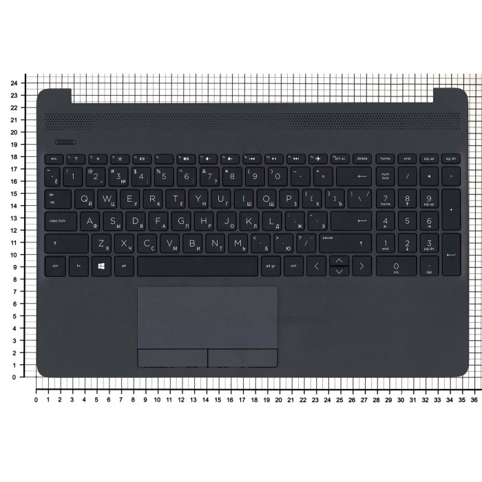 топкейс для HP 15-DW 15-GW Темно-серый