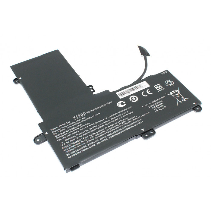 Аккумулятор для HP Pavilion x360 11-u000 (HSTNN-UB6V) 11.55V 3400mAh OEM