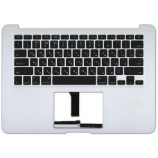 Клавиатура для Apple MacBook A1369 2011+ черная с подсветкой плоский ENTER топ-панель