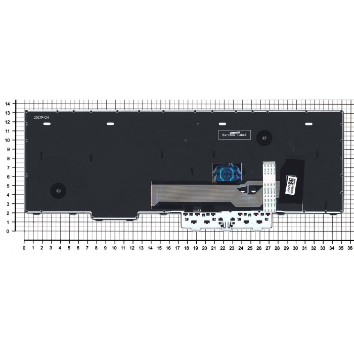 Клавиатура для Lenovo Thinkpad P15 T15g черная
