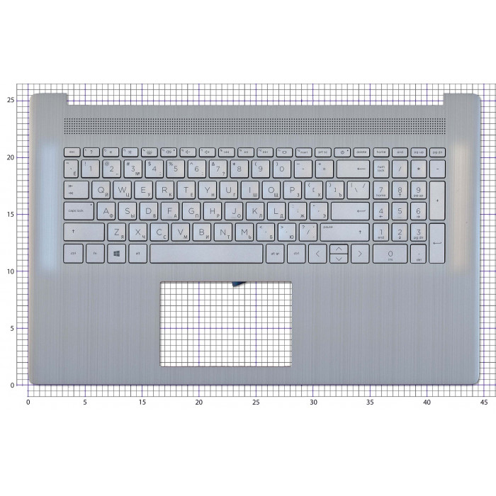 Серый топкейс для HP 17-CN 17-CP