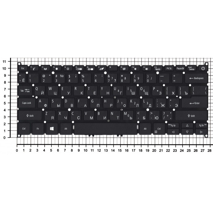 Клавиатура для Acer Swift 3 SF-314 57 черная