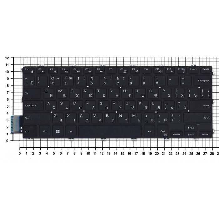 Клавиатура для Dell Latitude 3400 (6CY26) черная