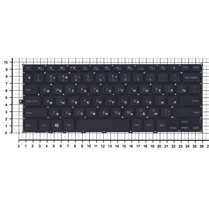 Клавиатура для Dell Inspiron 11-3137 черная