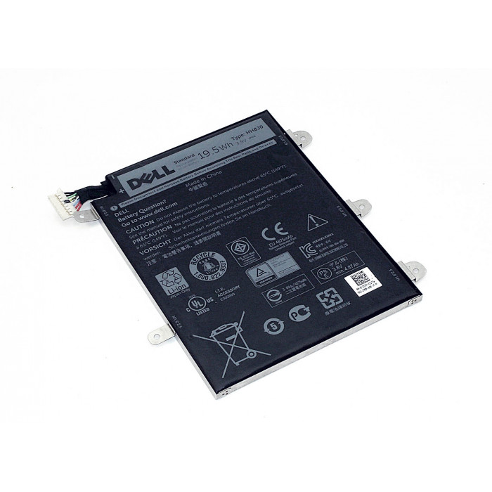 Аккумулятор для Dell Venue 8 Pro 5855 (WXR8J) 3.8V 5190mAh