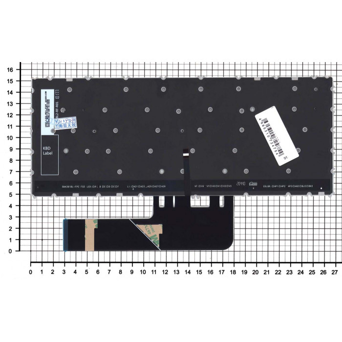 Клавиатура для Lenovo ThinkBook 13s G2 G3 черная