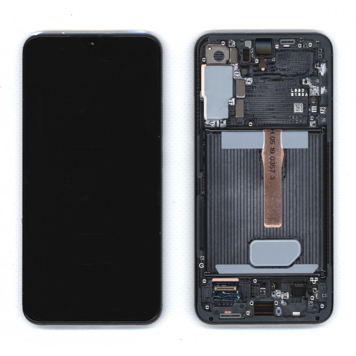 Дисплей для Samsung Galaxy S22 Plus SM-S906B в сборе с тачскрином ServicePack зеленый (GH82-27500C)