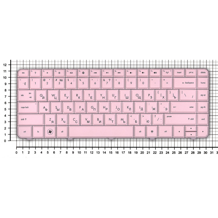 Клавиатура для HP Pavilion G4 G4-1000 G6 G6-1000 CQ43 розовая