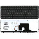 Клавиатура для HP Pavilion DV6-3000 черная с подсветкой