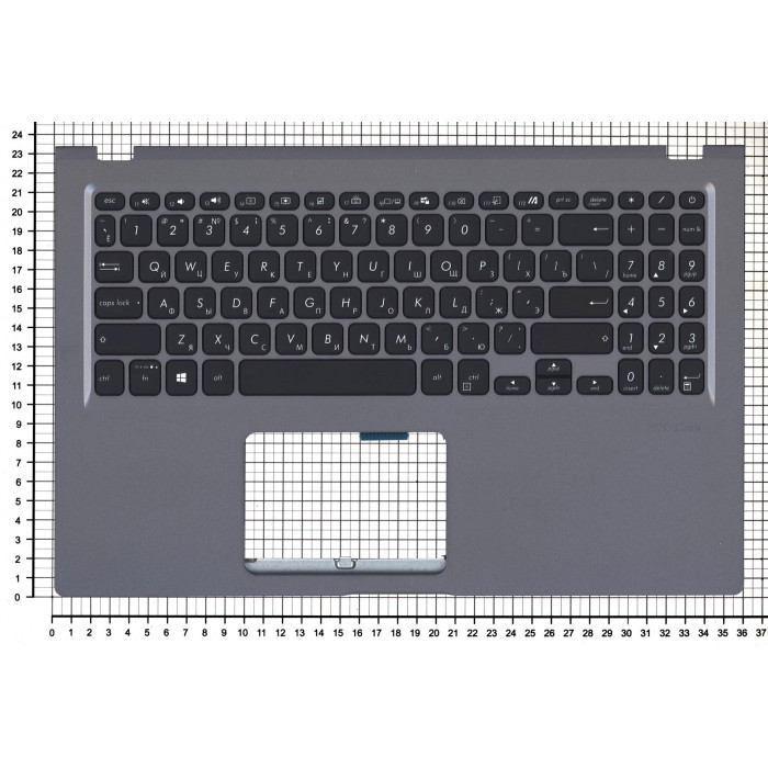 Клавиатура для Asus X515E топкейс