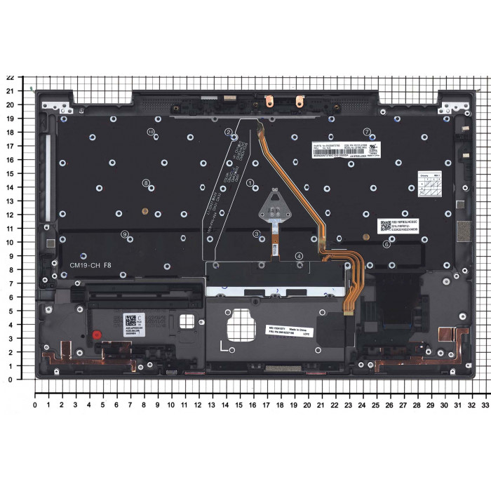 Черный топкейс для Lenovo Thinkpad X1 Yoga 5th Gen
