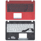 Клавиатура для ноутбука Asus X540SC топкейс красный