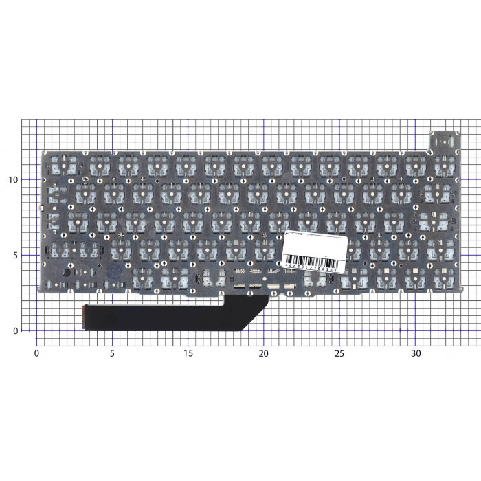 Клавиатура для ноутбука Apple MacBook Pro 16 Retina A2141 Late 2019 Г-образный Enter