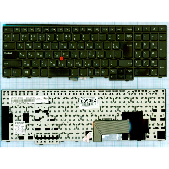 Клавиатура для Lenovo ThinkPad Edge E531 L540 черная