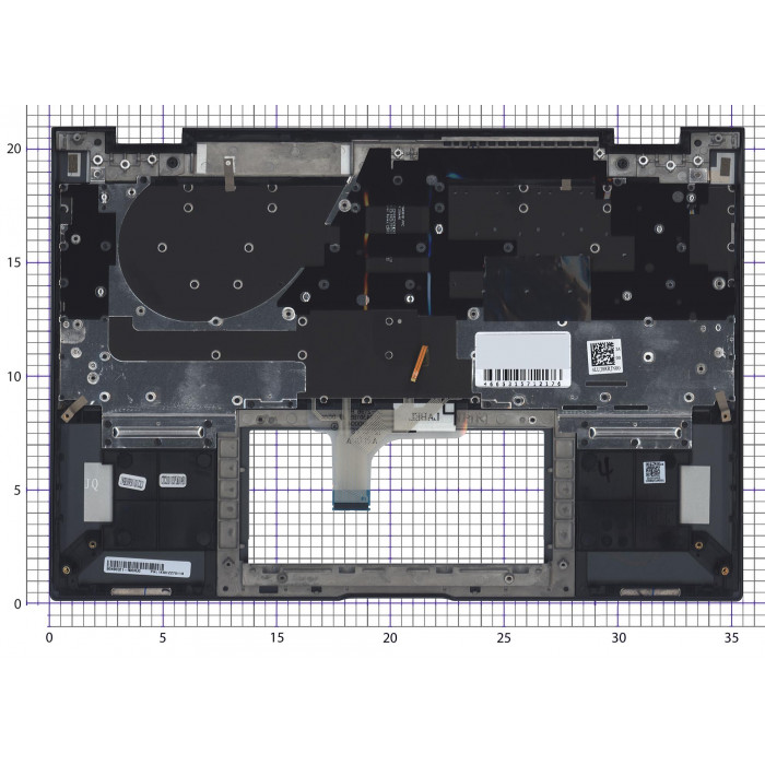 Клавиатура для Asus Zenbook UX363 топкейс темно-серый
