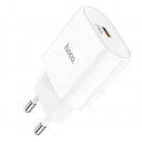 Блок питания (сетевой адаптер) HOCO C94A Metro USB-C, 20W, белый