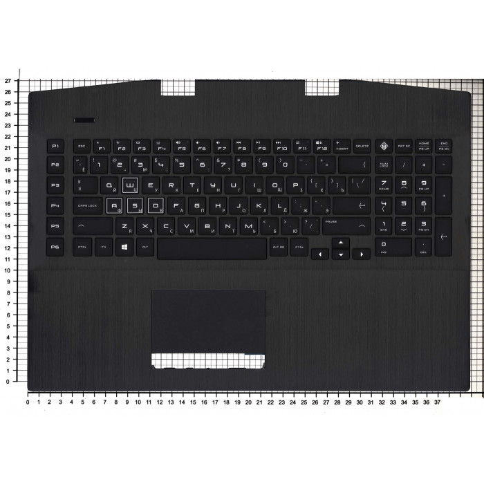 Клавиатура для HP Omen 17-CB топкейс