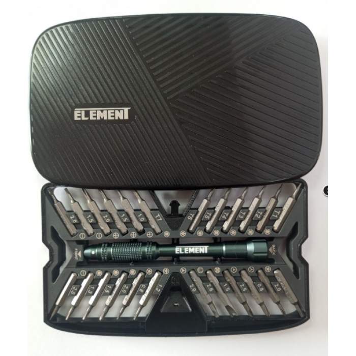 Отвёртка с набором бит ELEMENT 8178