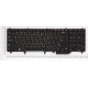 Клавиатура для Dell Latitude E6520 E6530 E6540 Latitude M4600 M4700 M4800 M6600 M6700 M6800 NSK-DWAUF, NSK-DW0UC, MP-10J13SU-6886, 0F1CN4, 05KK5K, PK130FH1A0 черная с подсветкой